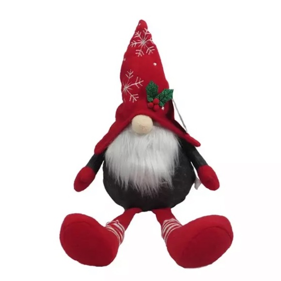 Brand NWT 22” Absolutely Precious Red Christmas Holiday Gnome Sitter Decoration - Picture 10 of 10